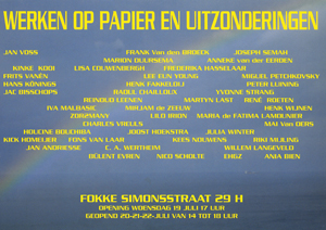 Werken op papier en uitzonderinge